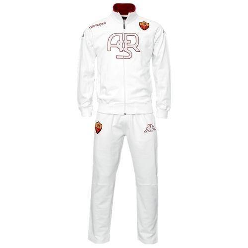As Roma Presentation Soccer Tracksuit 2012 Kappa - White