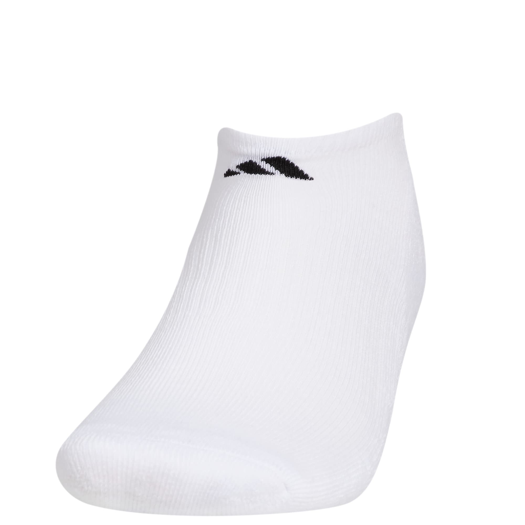 adidas Men's Athletic Cushioned No Show Socks (6 Pairs) Durable & Comfortable