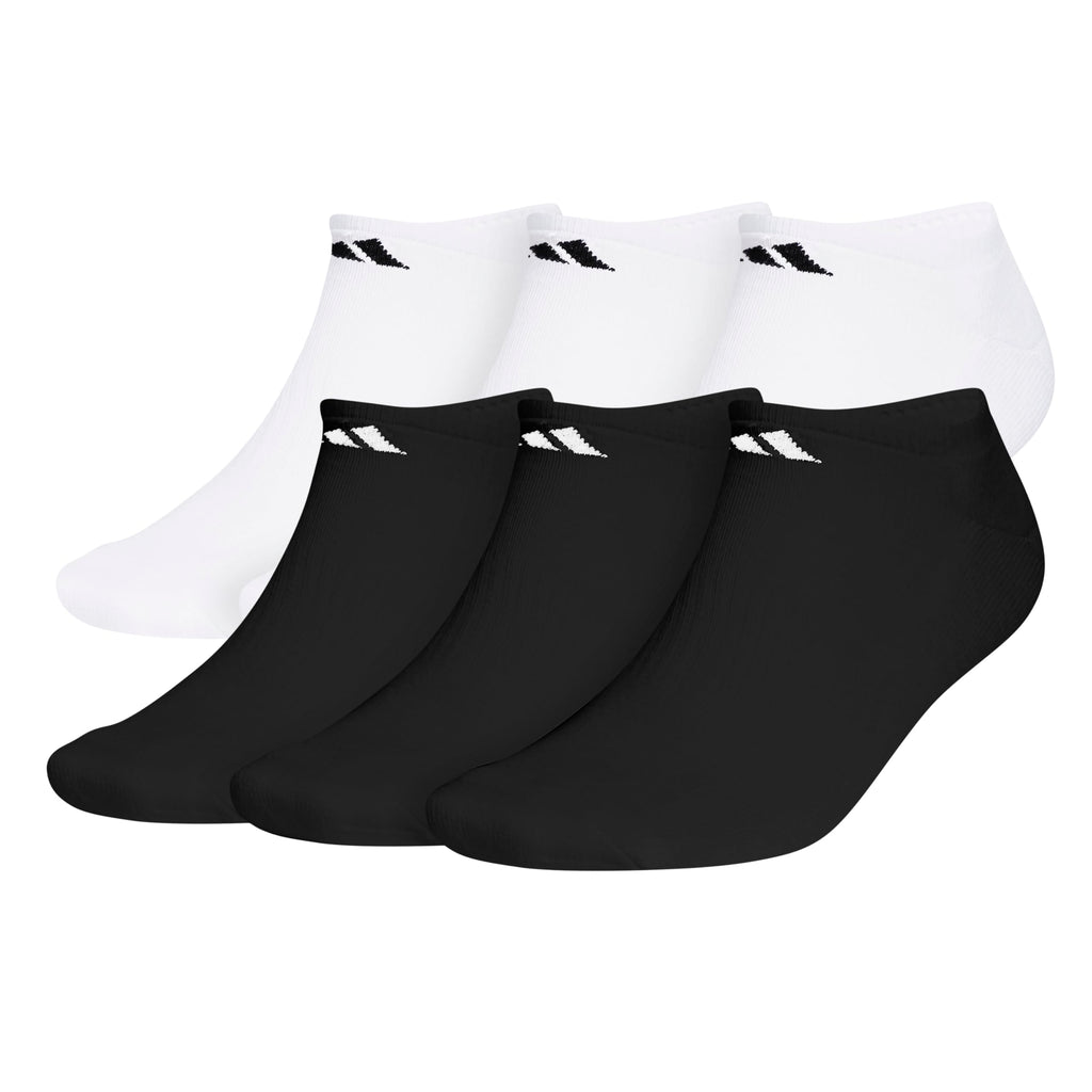 adidas Men's Athletic Cushioned No Show Socks (6 Pairs) Durable & Comfortable