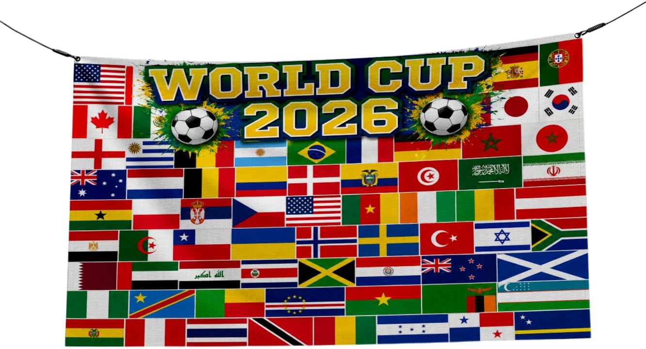 Soccer Feather Flag Banner