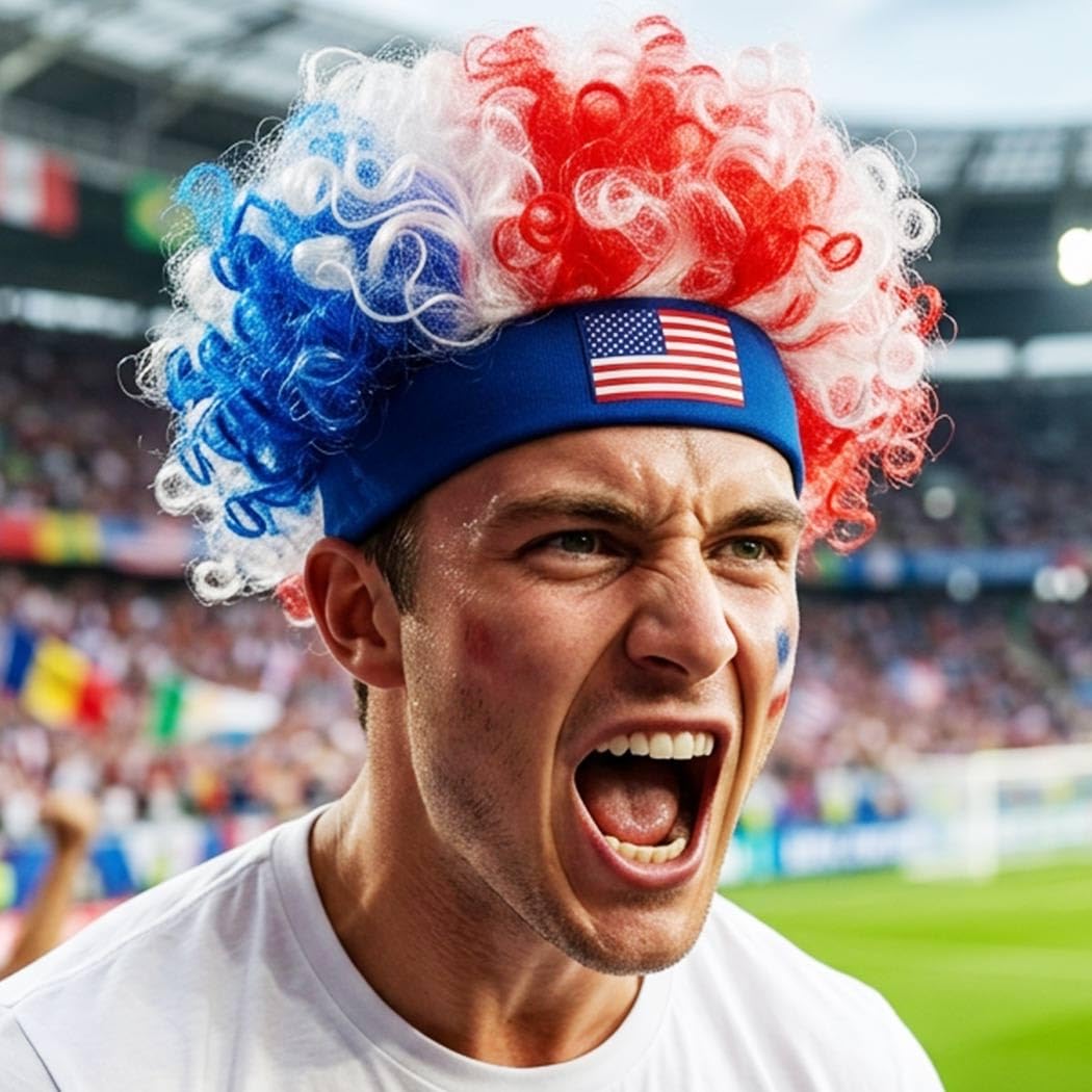 Germany Soccer Fan Wig Set