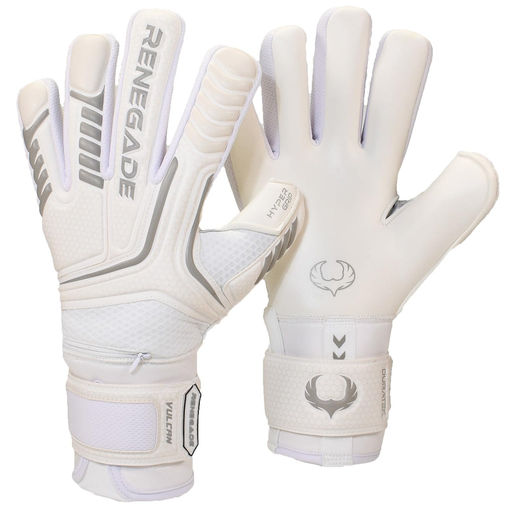 Renegade GK Vulcan Goalie Gloves - Adult, Youth, Kids (Sizes 6-11, 4 Styles, Level 3) Pro-Tek Fingersaves & 3.5+3MM Hyper Grip | Excellent Goalkeeper Glove for Higher Play | Based in The USA