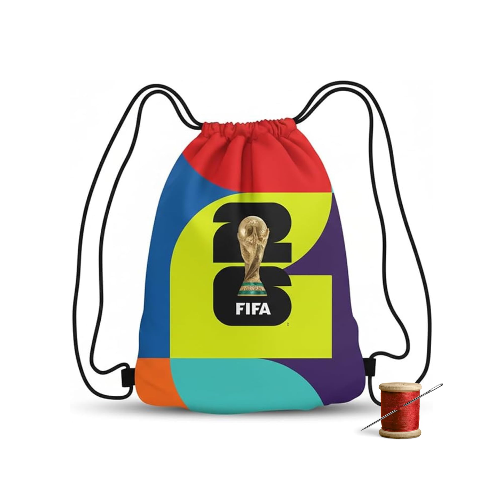 World Cup DIY Drawstring Backpack Kit