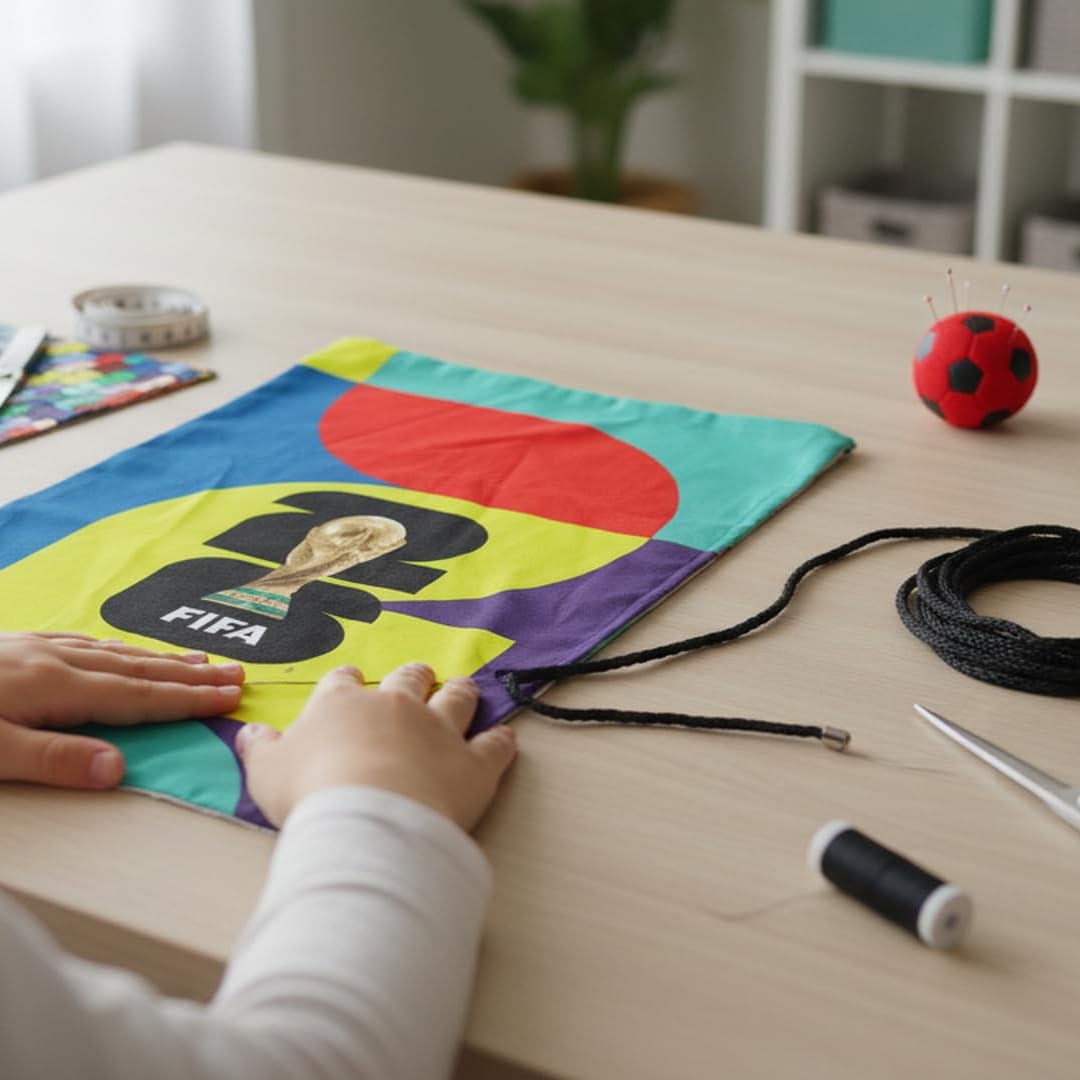 World Cup DIY Drawstring Backpack Kit