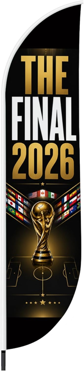 Soccer Feather Flag Banner