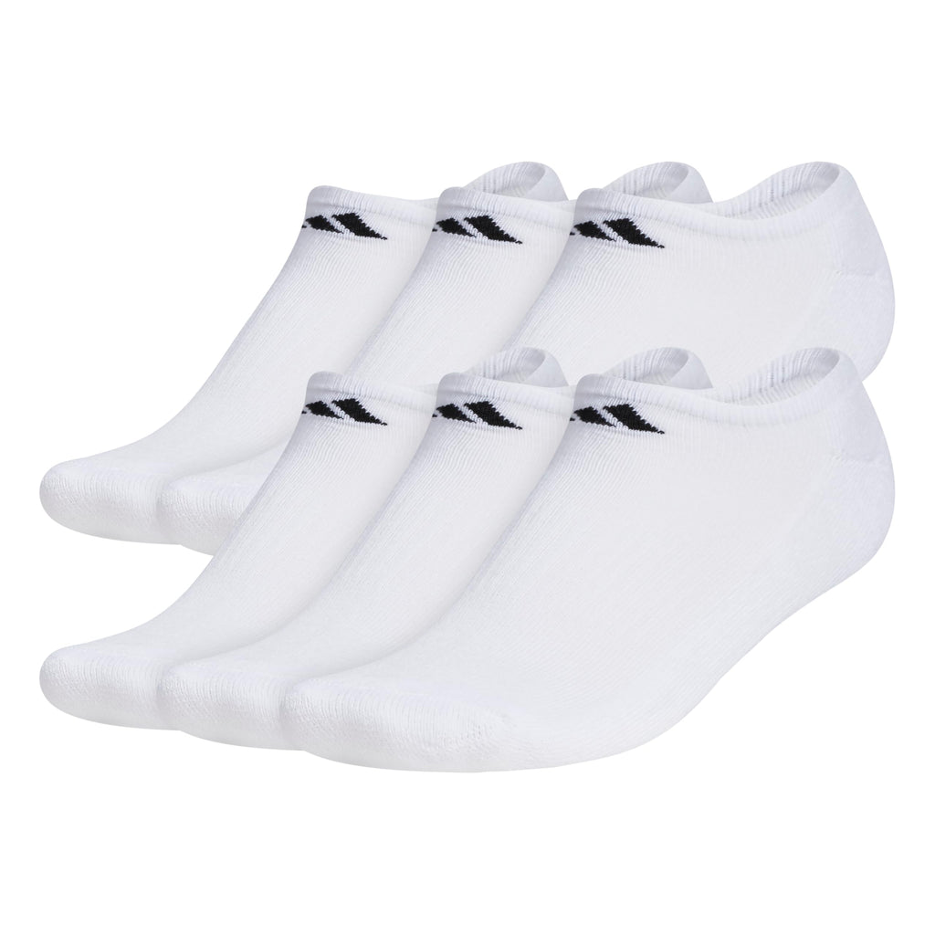 adidas Men's Athletic Cushioned No Show Socks (6 Pairs) Durable & Comfortable