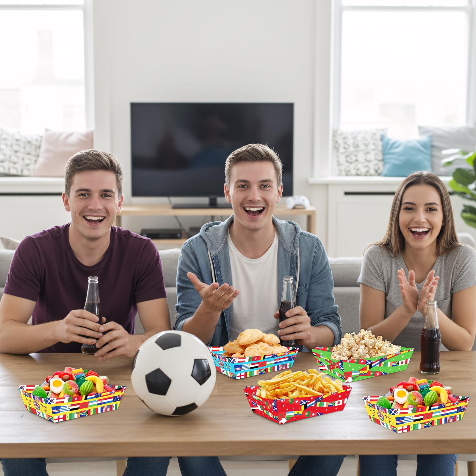 World Cup Soccer Party Food Trays