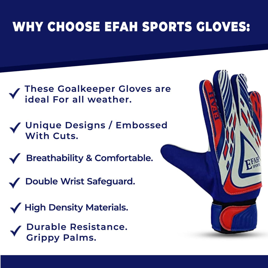 Soccer Goalie Goalkeeper Gloves for Kids Boys Children Football Gloves with Strong Grips Palms