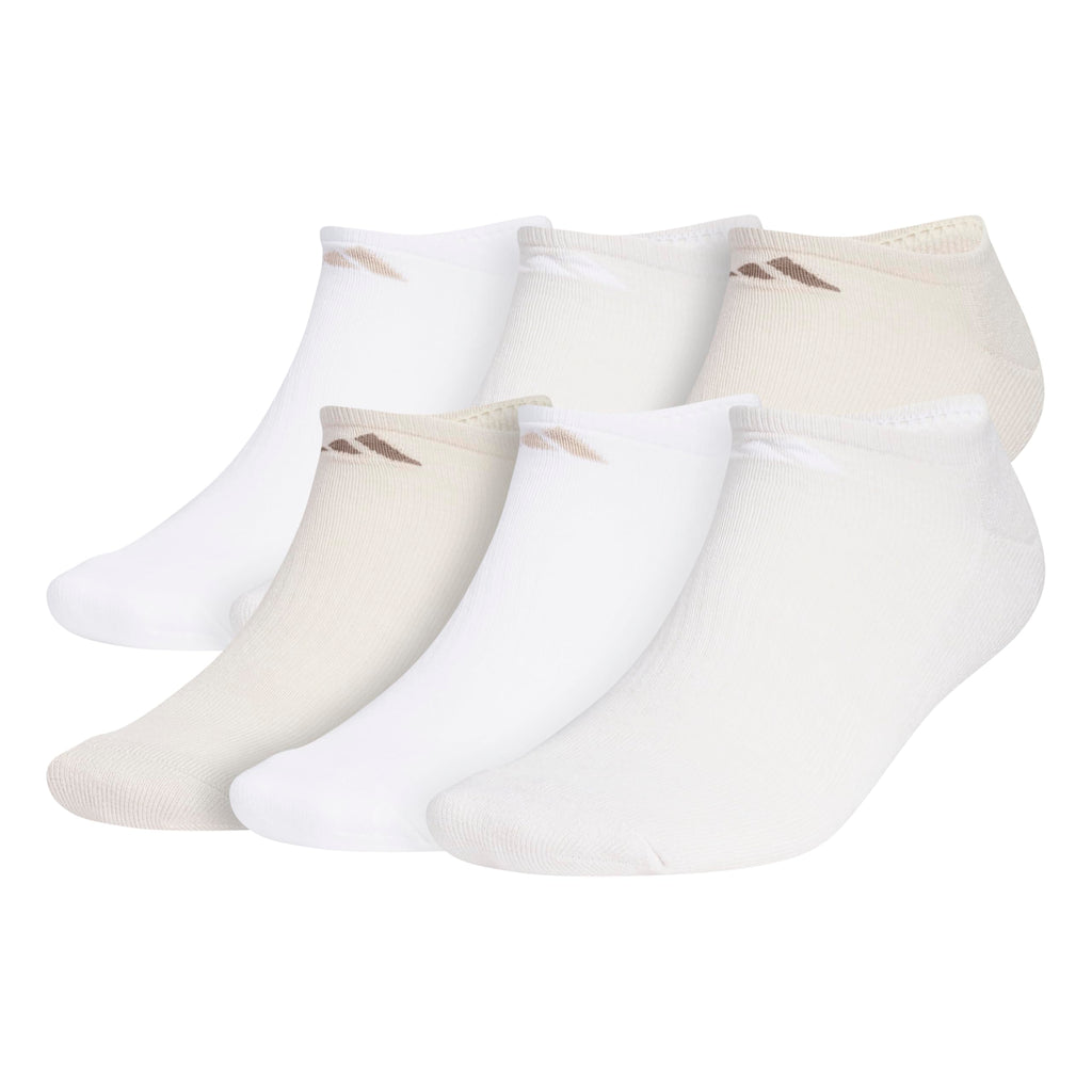 adidas Men's Athletic Cushioned No Show Socks (6 Pairs) Durable & Comfortable