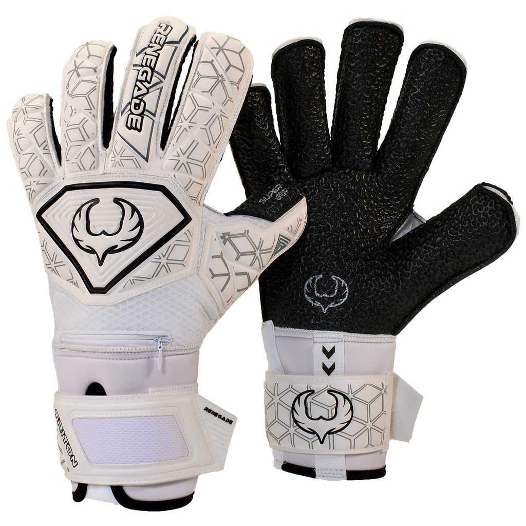 Renegade GK Triton Goalie Gloves - Adult, Youth, Kids (Sizes 5-11, 3 Styles, Level 2) Pro-Tek Fingersaves & Durable 3.5+3MM Super Grip | Goalkeeper Glove for All-Around Play | Based in The USA