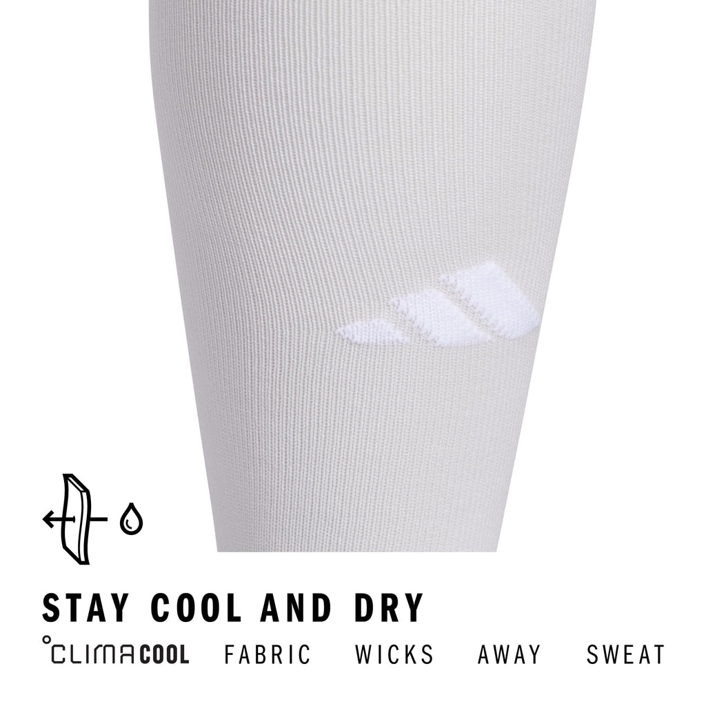 adidas Unisex Metro Soccer Socks or Calf Sleeves (1 Pair) Over-the-Calf