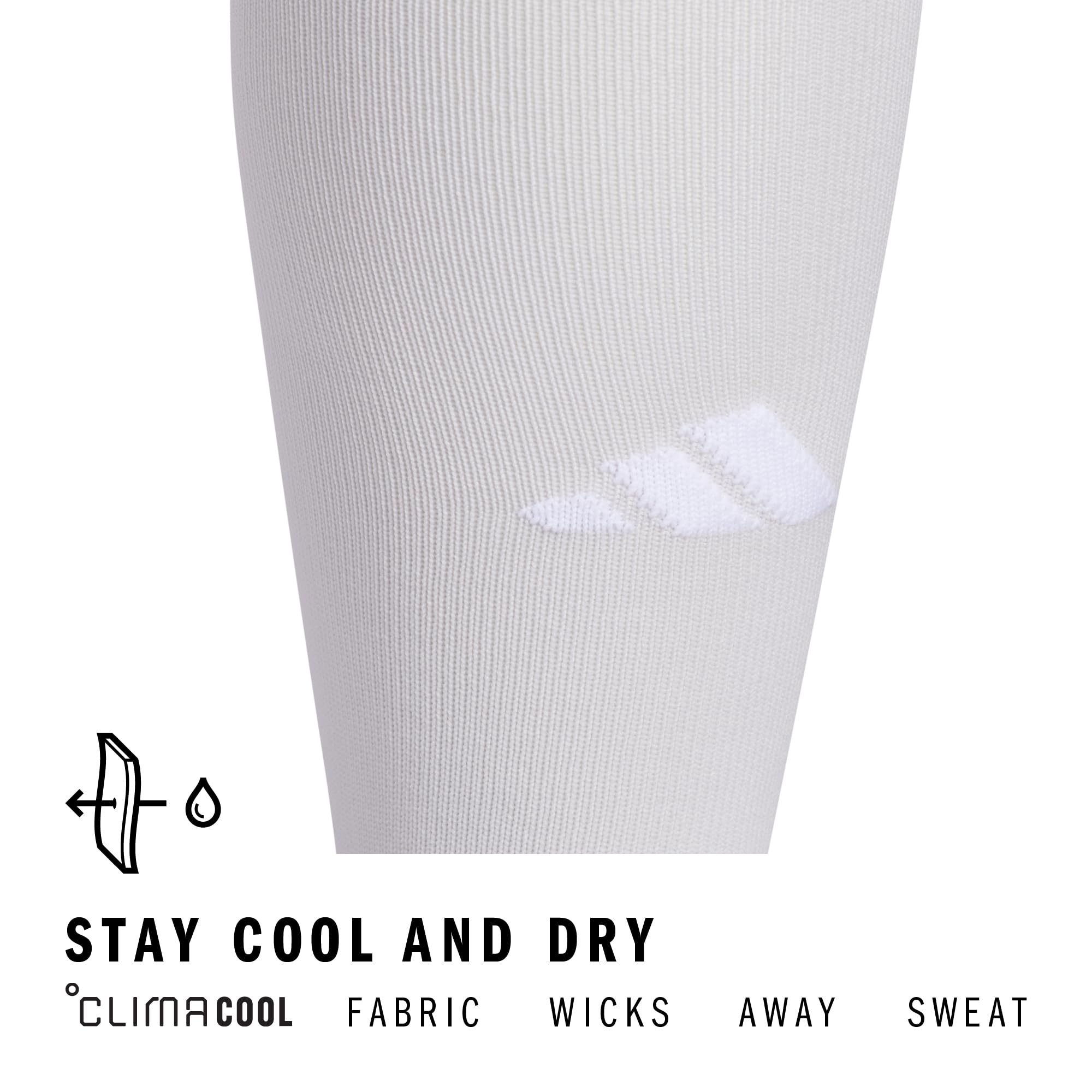 adidas Unisex Metro Soccer Socks or Calf Sleeves (1 Pair) Over-the-Calf
