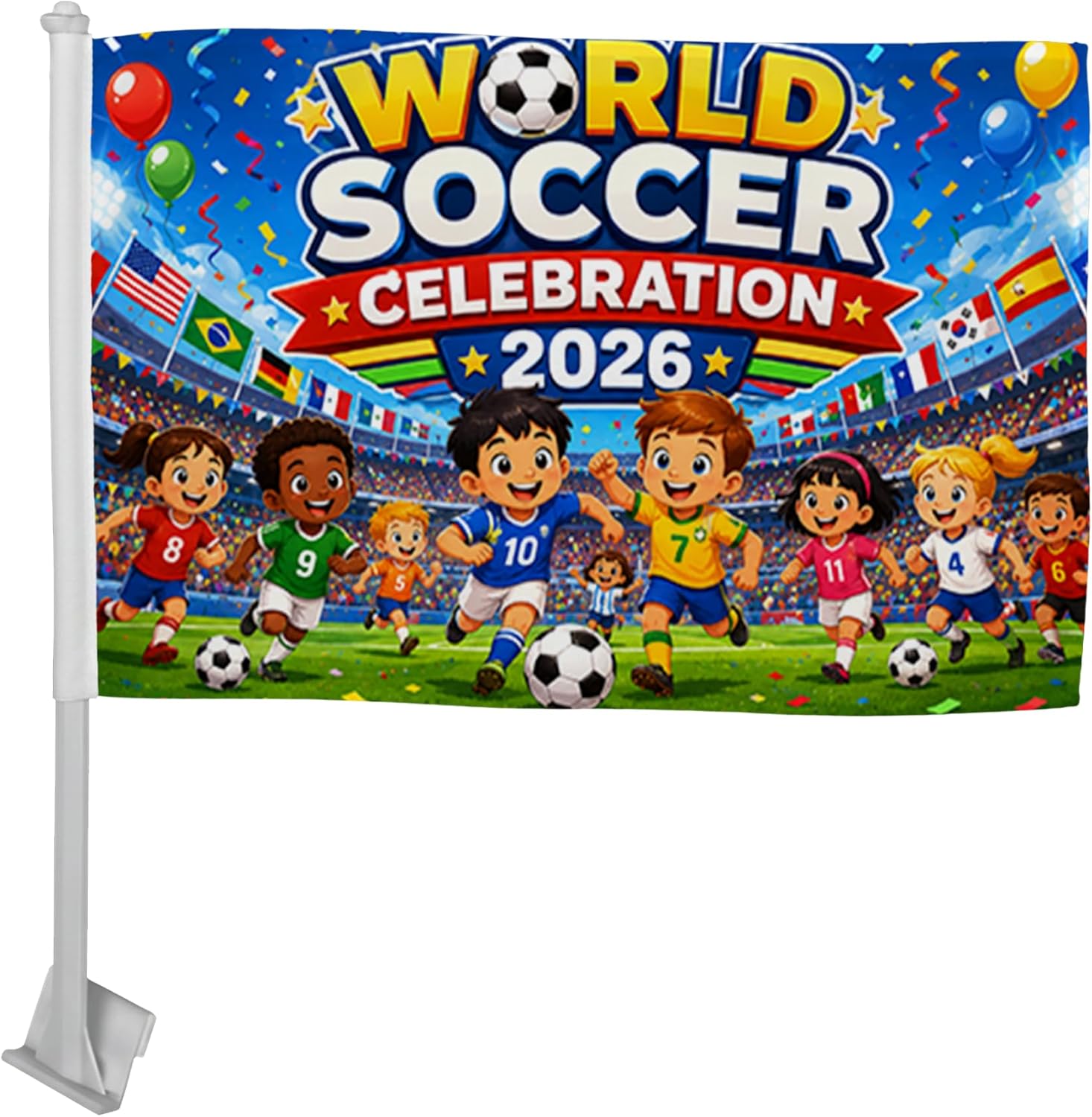 Soccer Feather Flag Banner