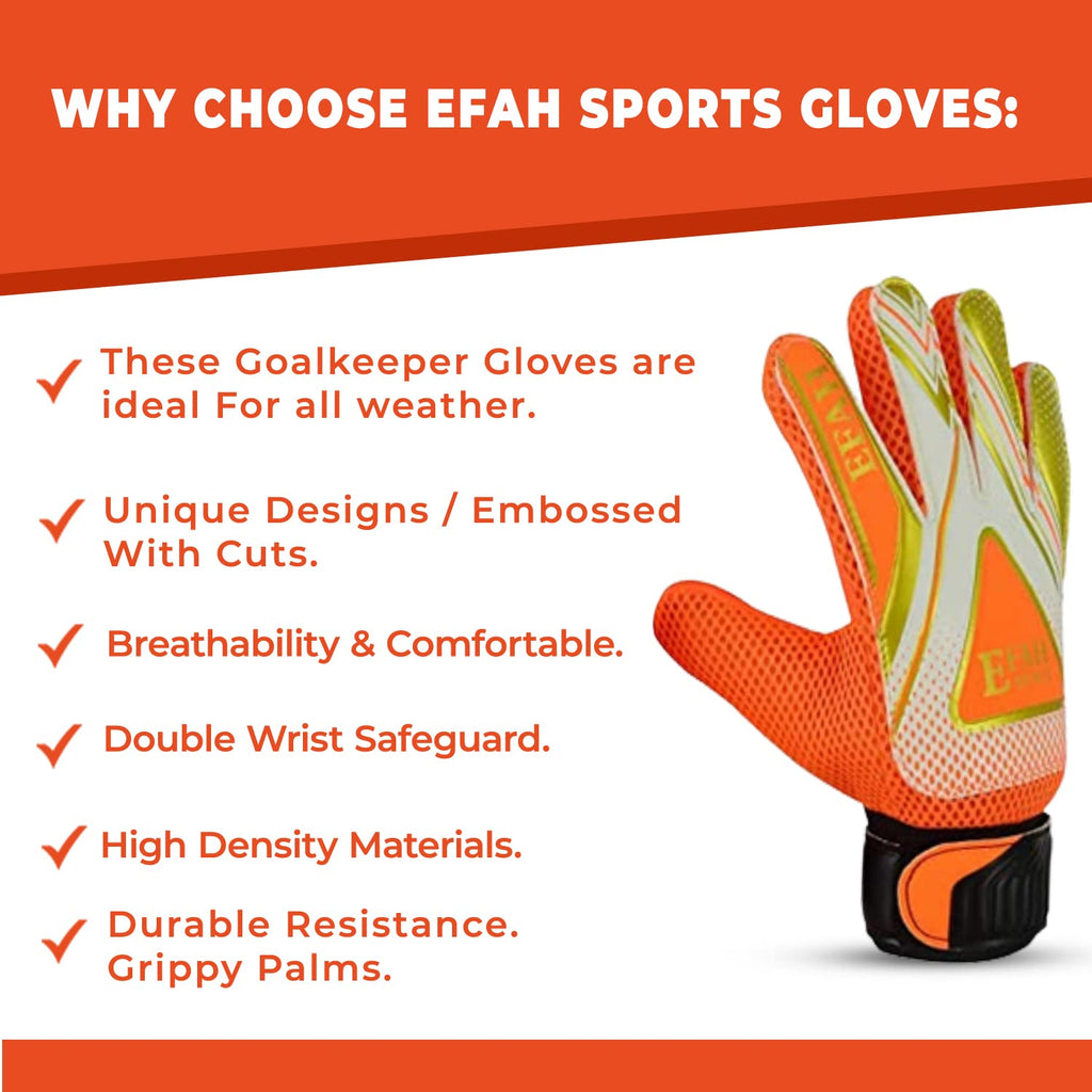 Soccer Goalie Goalkeeper Gloves for Kids Boys Children Football Gloves with Strong Grips Palms