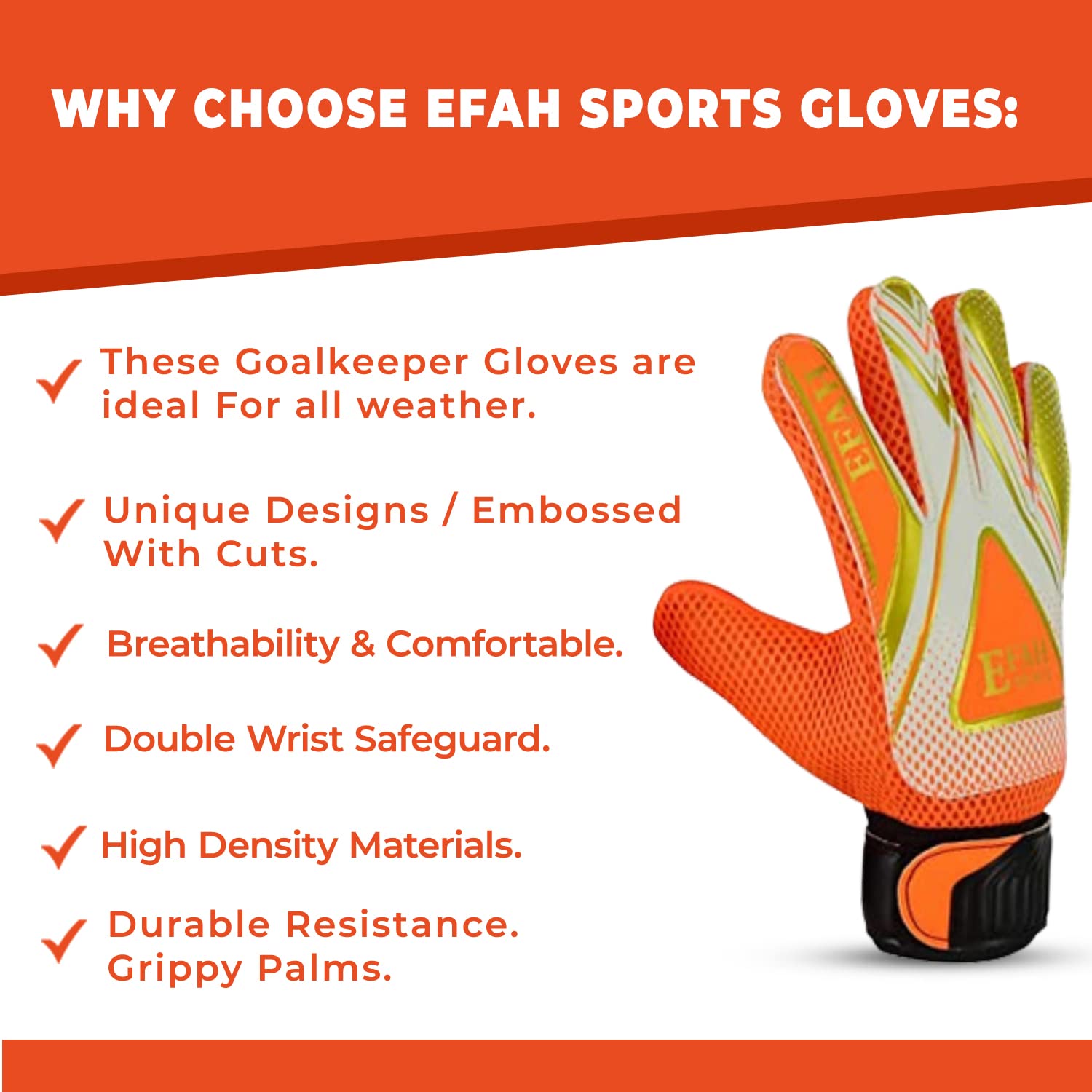Soccer Goalie Goalkeeper Gloves for Kids Boys Children Football Gloves with Strong Grips Palms