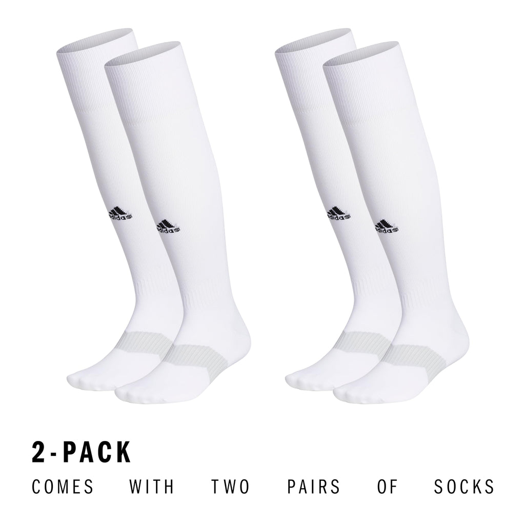 adidas Unisex Metro Soccer Socks or Calf Sleeves (1 Pair) Over-the-Calf