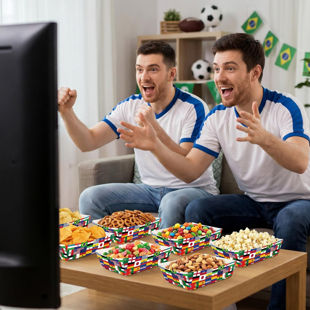 World Cup Soccer Party Food Trays