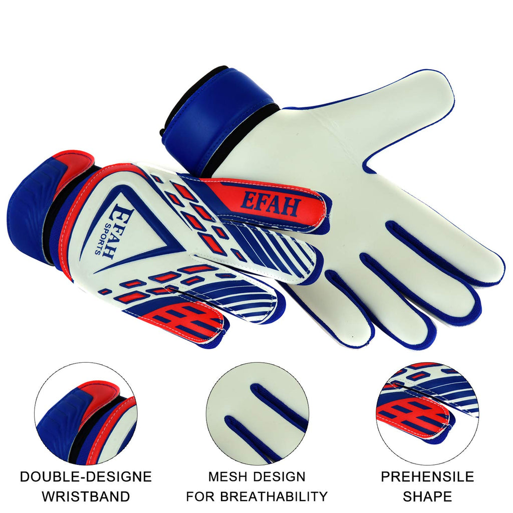 Soccer Goalie Goalkeeper Gloves for Kids Boys Children Football Gloves with Strong Grips Palms