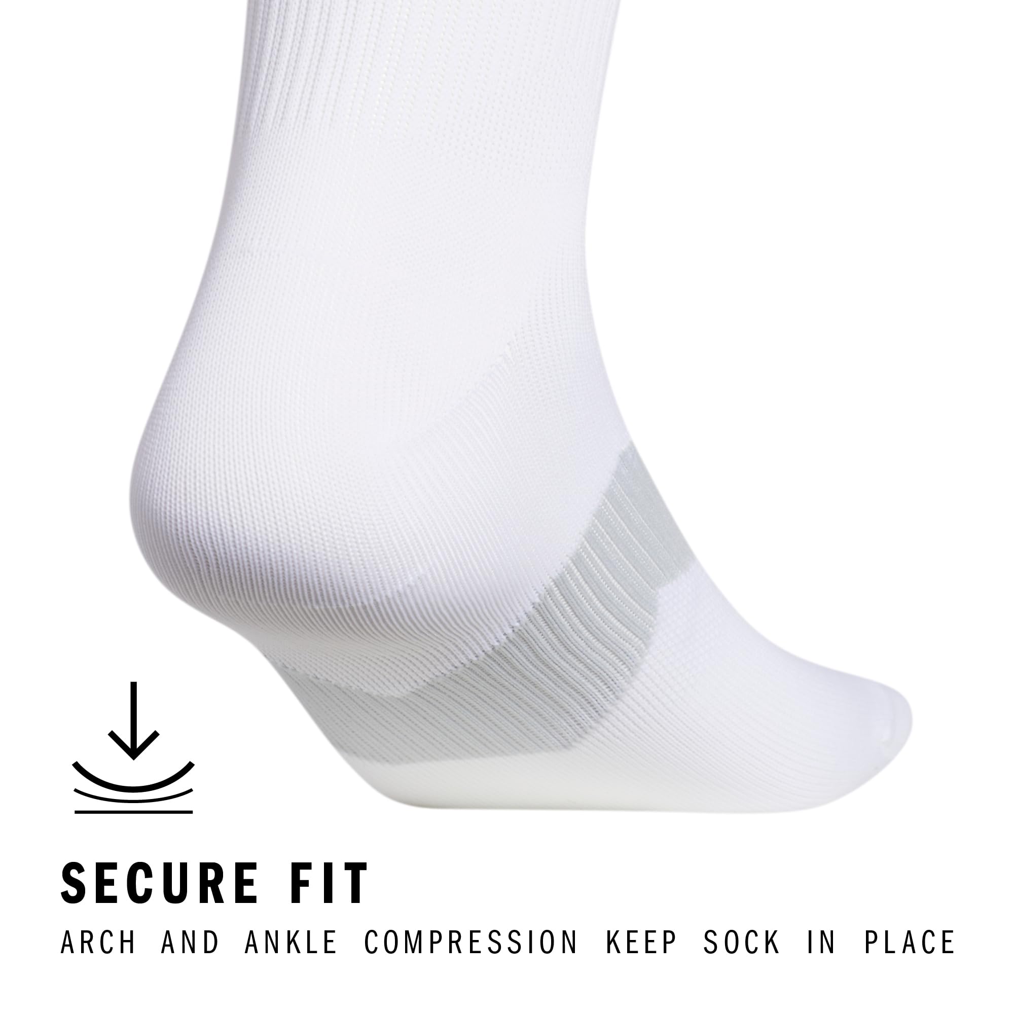 adidas Unisex Metro Soccer Socks or Calf Sleeves (1 Pair) Over-the-Calf