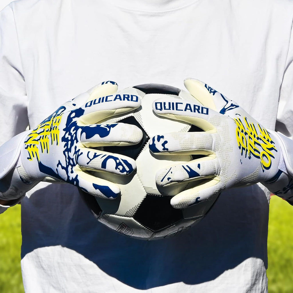 Soccer Goalkeeper Gloves, Ultimate Grip Football Goalie Gloves with Size 6/7/8/9/10, Strong Receiver, American Football for Men, Boys, Youth, Adult, Kids and Small Hands
