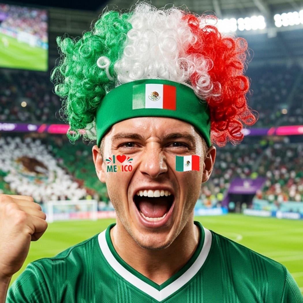 Germany Soccer Fan Wig Set