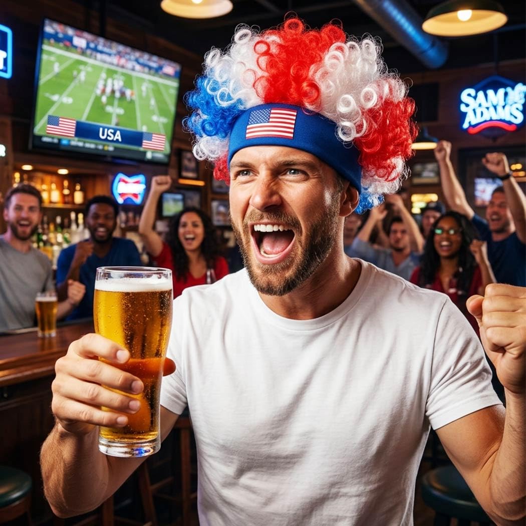 Germany Soccer Fan Wig Set