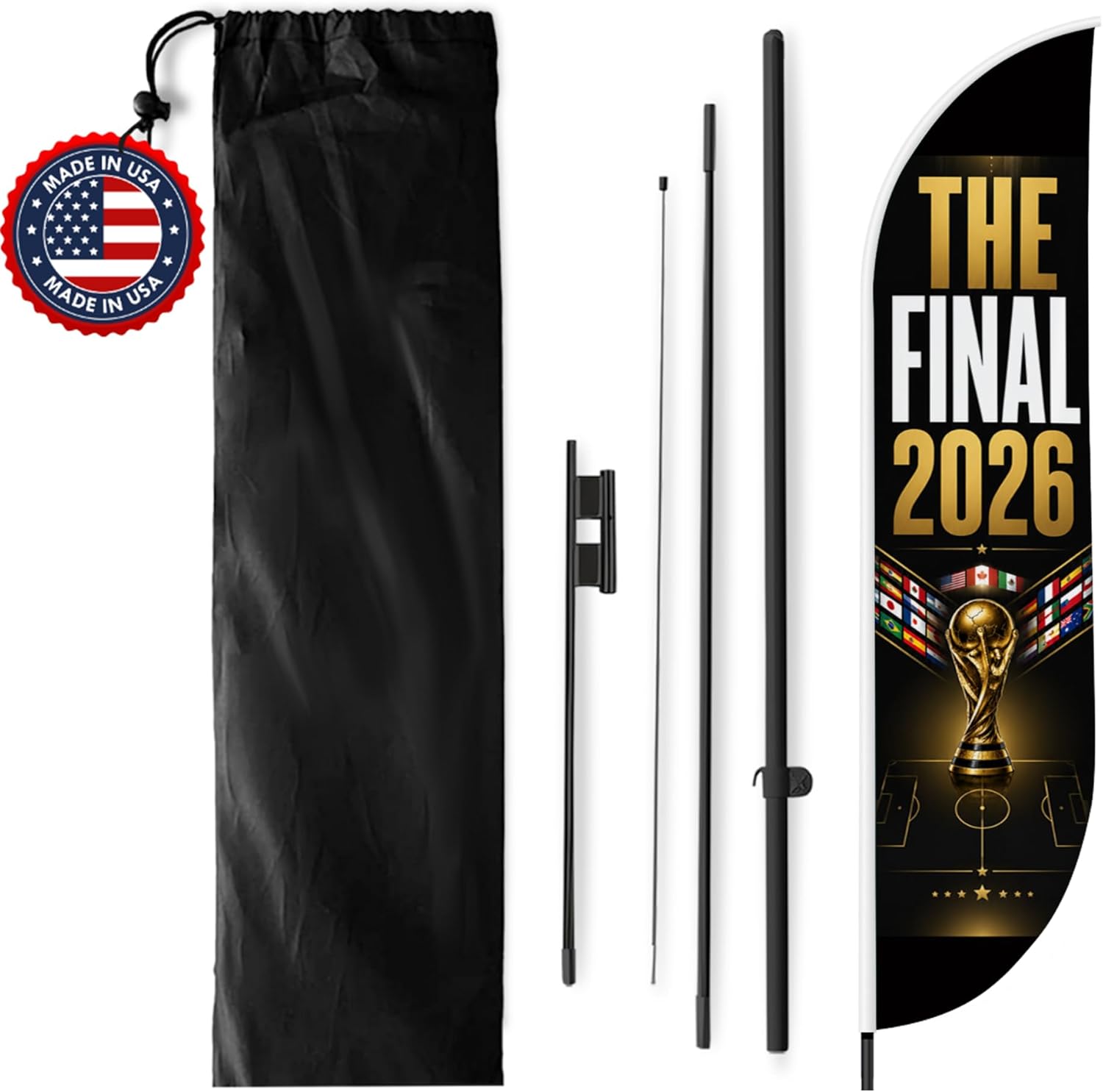 Soccer Feather Flag Banner