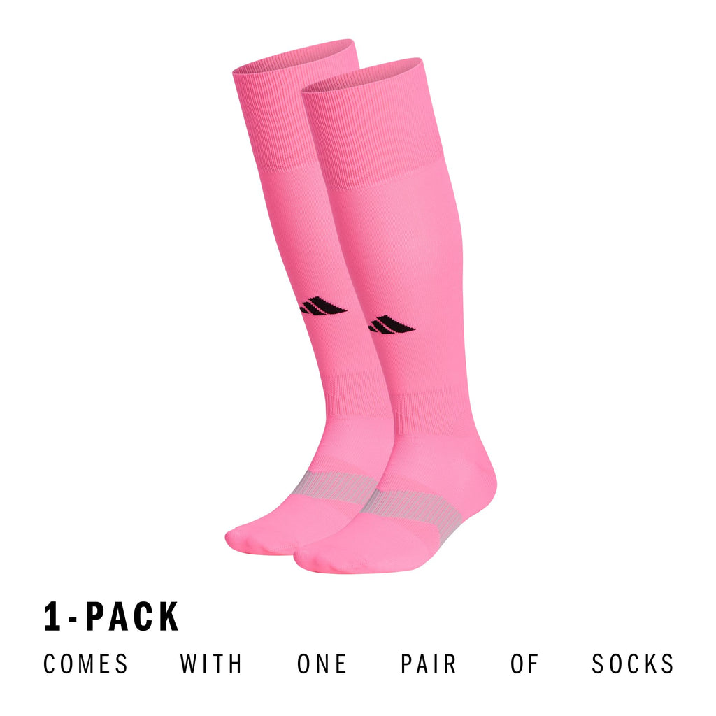 adidas Unisex Metro Soccer Socks or Calf Sleeves (1 Pair) Over-the-Calf