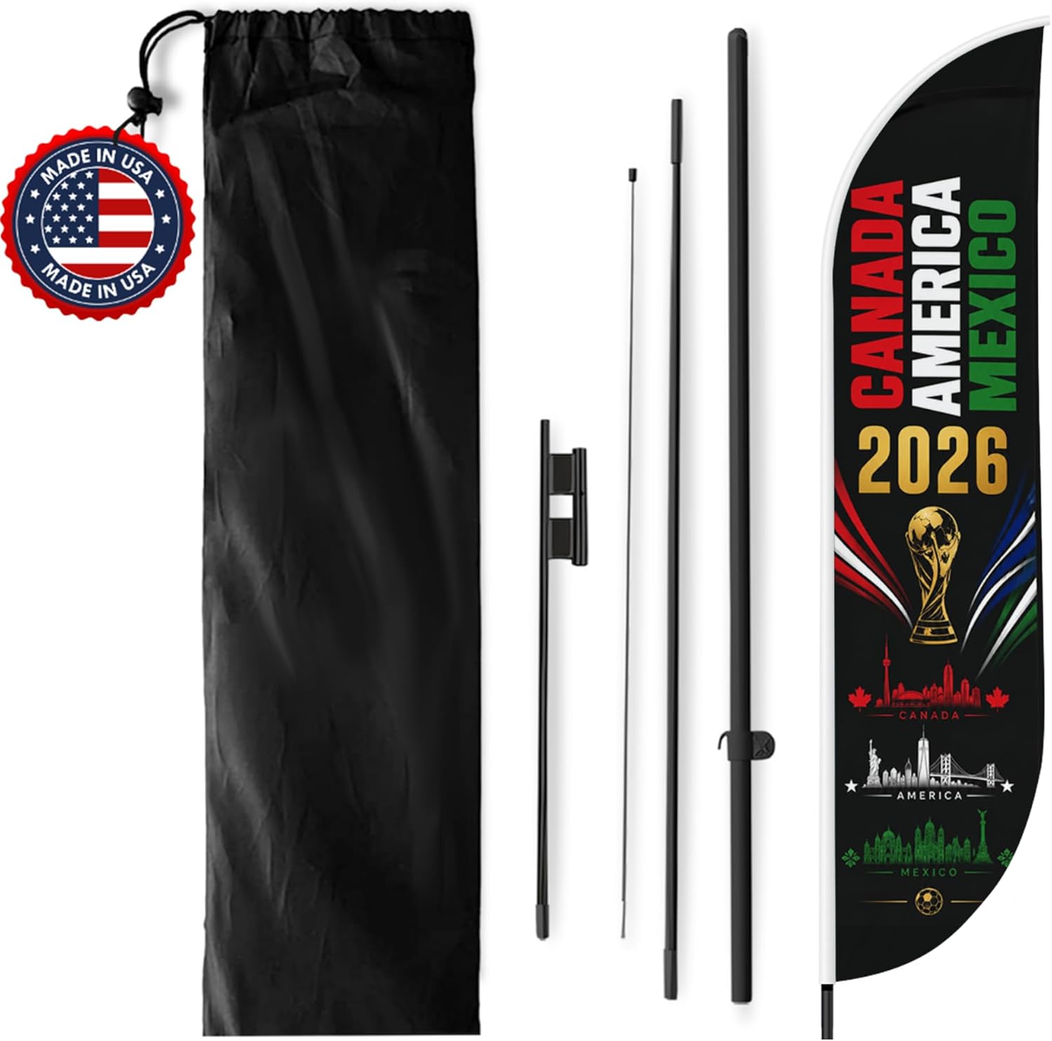 Soccer Feather Flag Banner