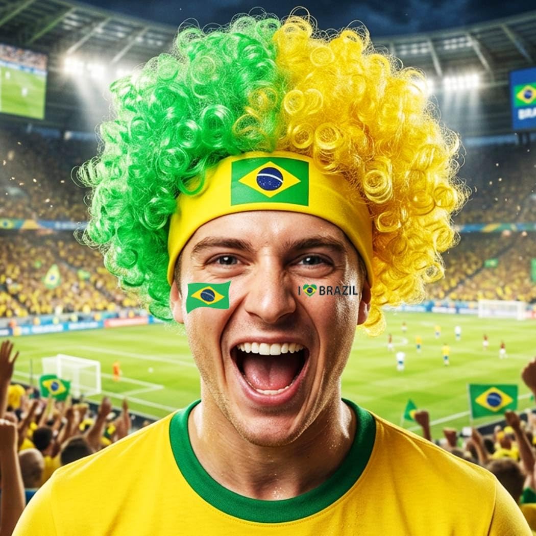 Germany Soccer Fan Wig Set