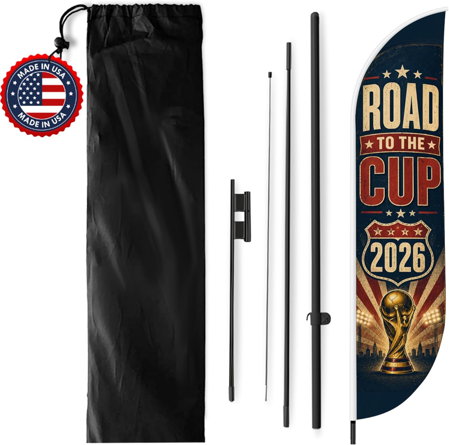 Soccer Feather Flag Banner
