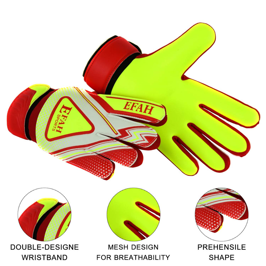 Soccer Goalie Goalkeeper Gloves for Kids Boys Children Football Gloves with Strong Grips Palms