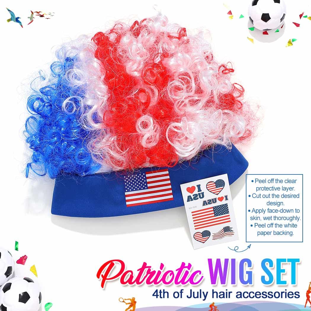 Germany Soccer Fan Wig Set