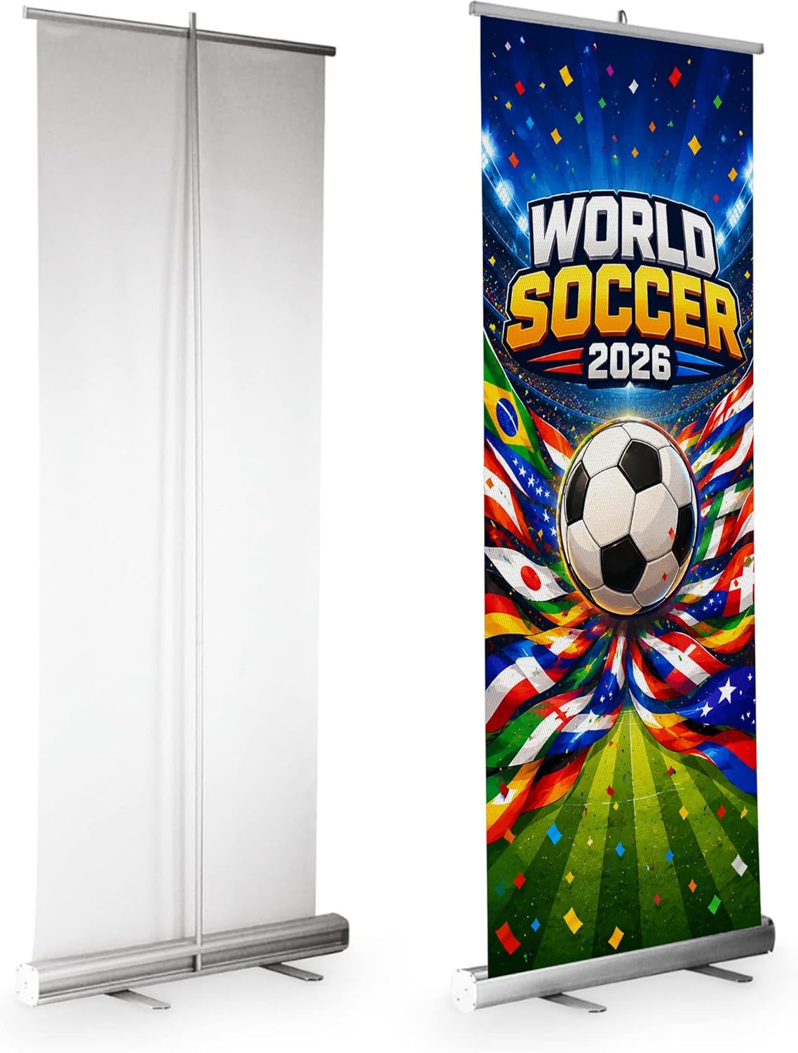 Soccer Feather Flag Banner