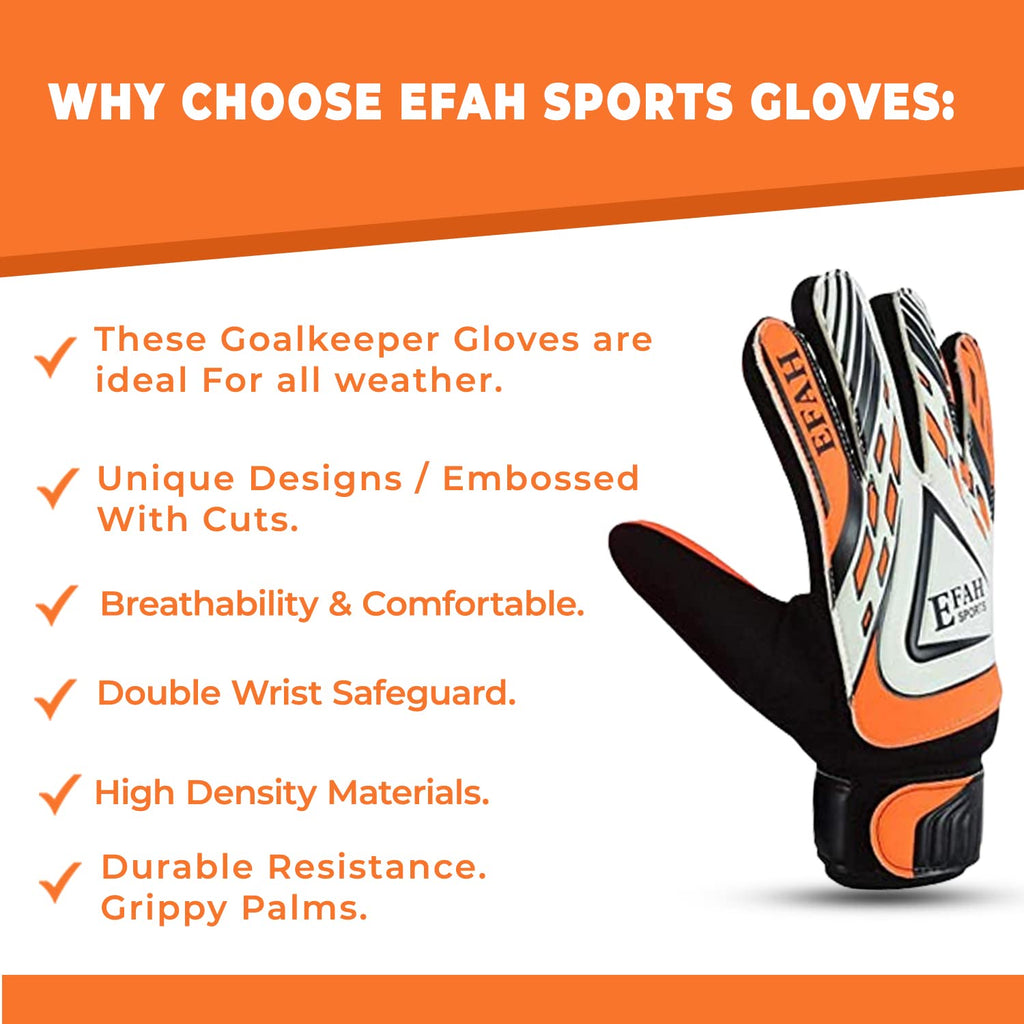 Soccer Goalie Goalkeeper Gloves for Kids Boys Children Football Gloves with Strong Grips Palms
