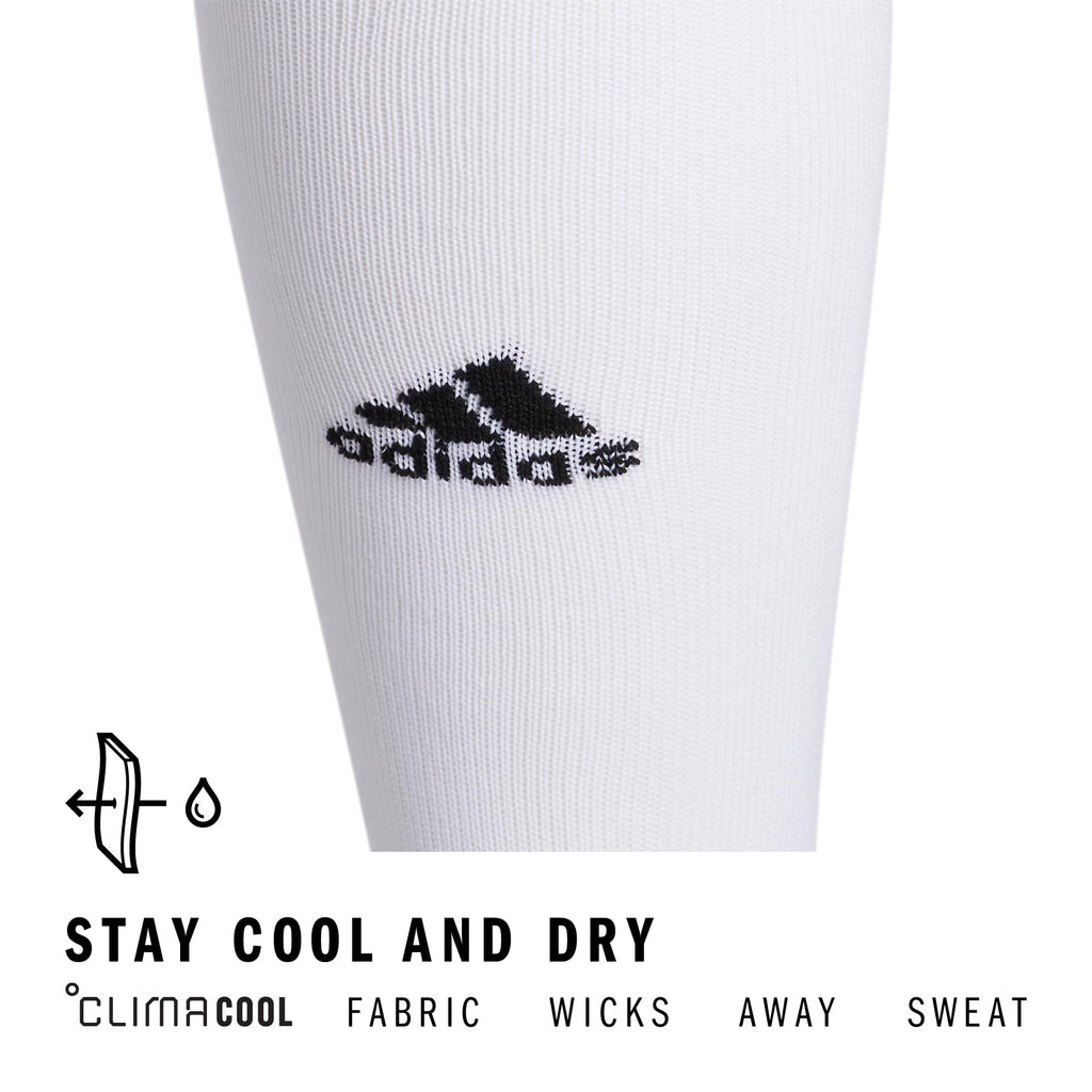 adidas Unisex Metro Soccer Socks or Calf Sleeves (1 Pair) Over-the-Calf