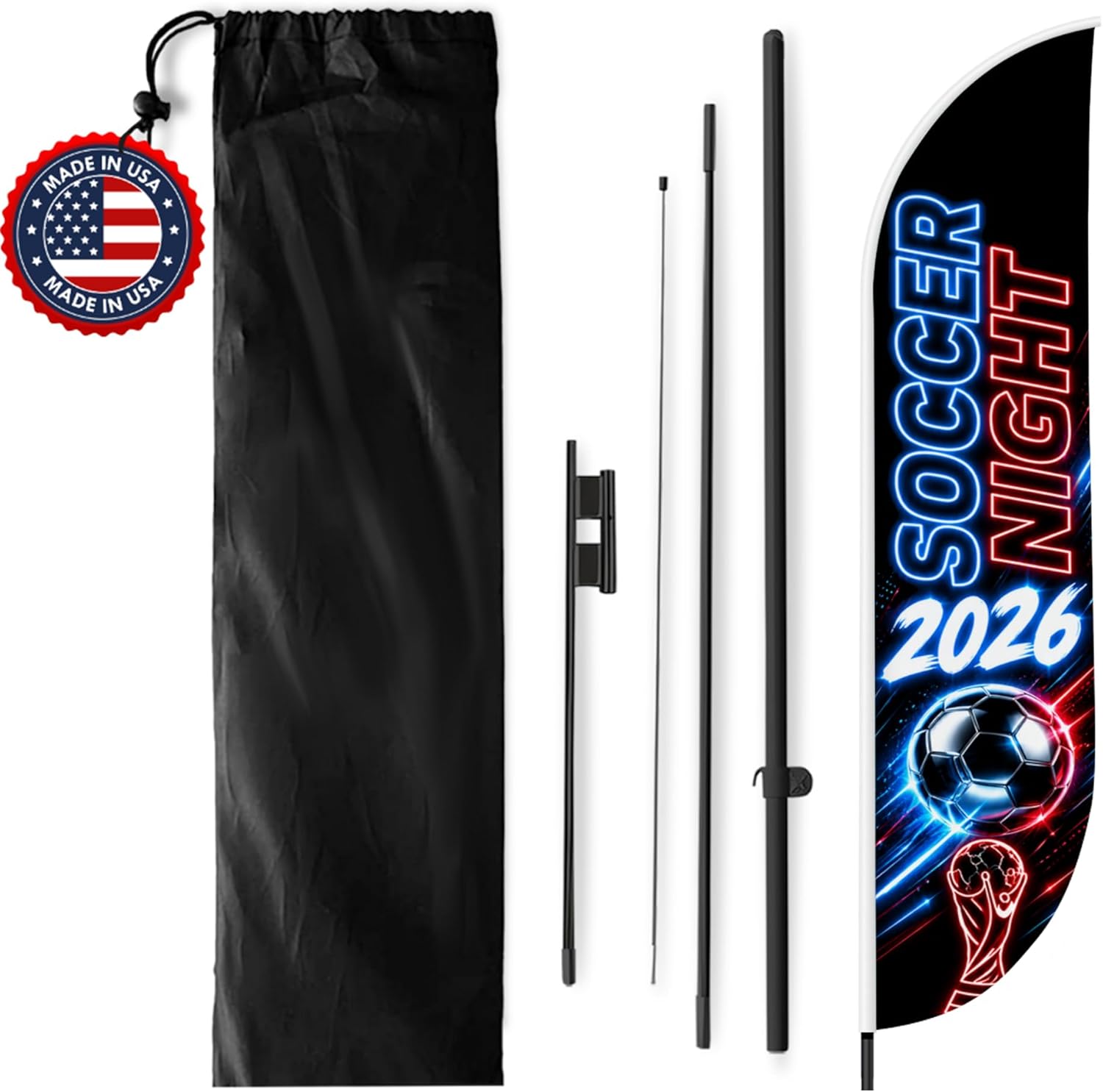 Soccer Feather Flag Banner