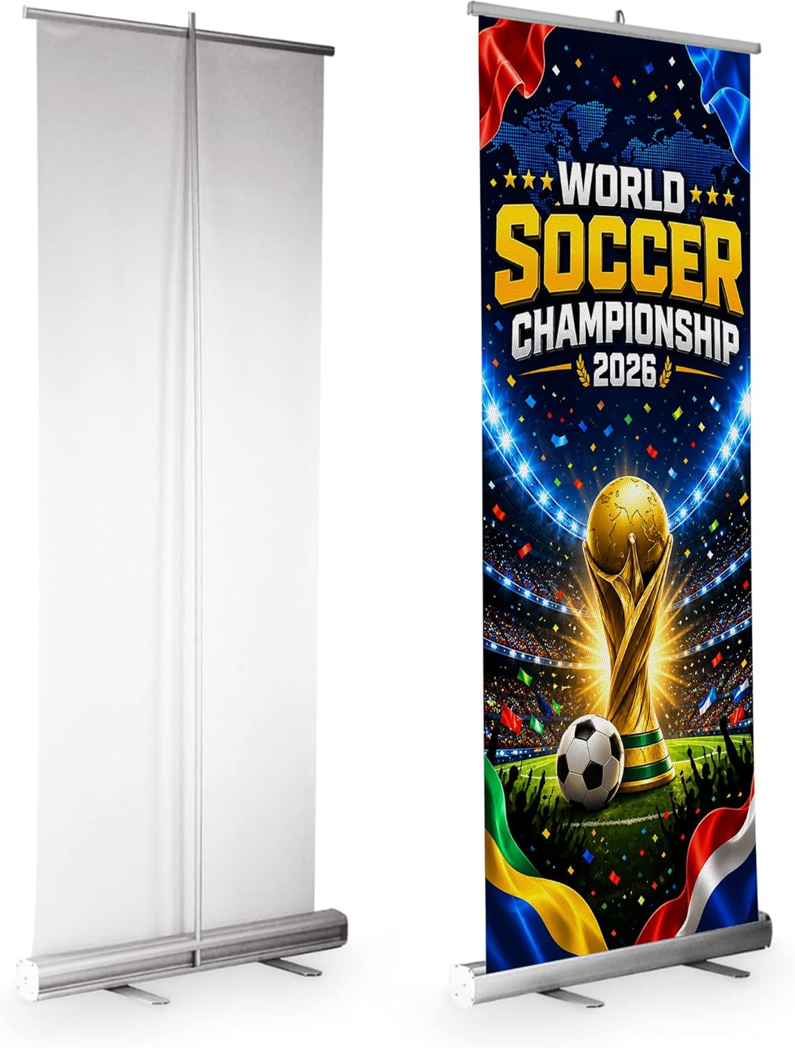 Soccer Feather Flag Banner