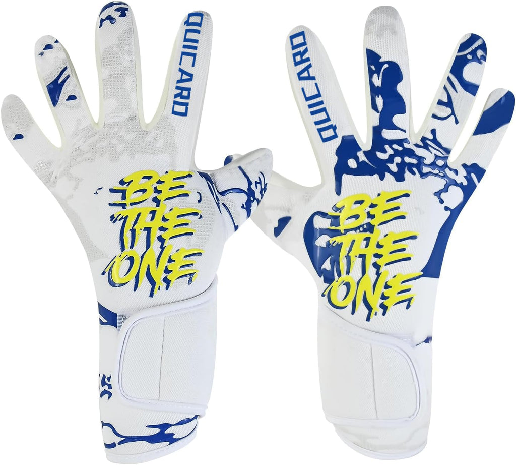 Soccer Goalkeeper Gloves, Ultimate Grip Football Goalie Gloves with Size 6/7/8/9/10, Strong Receiver, American Football for Men, Boys, Youth, Adult, Kids and Small Hands