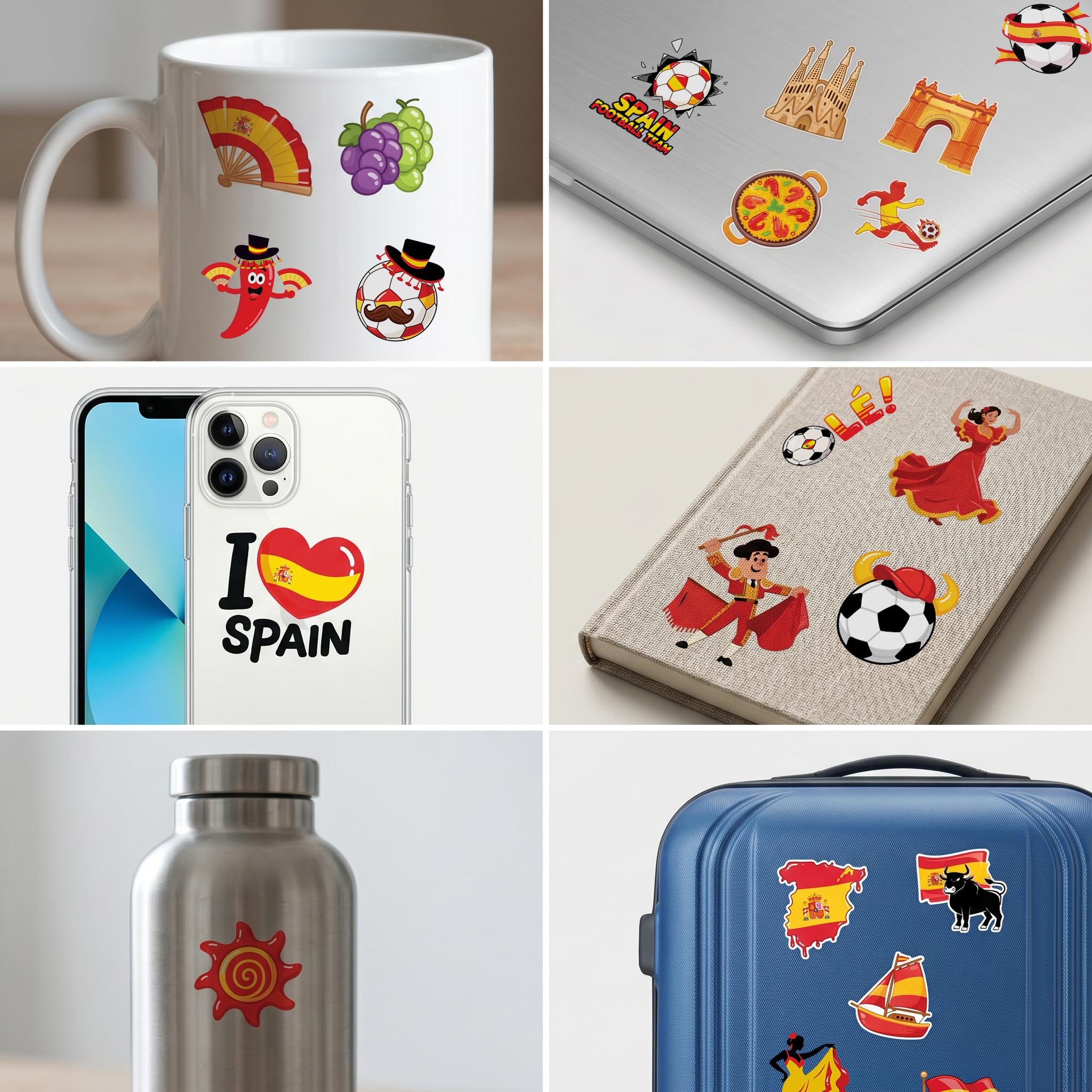 96-Piece Soccer Fan Temporary Tattoos