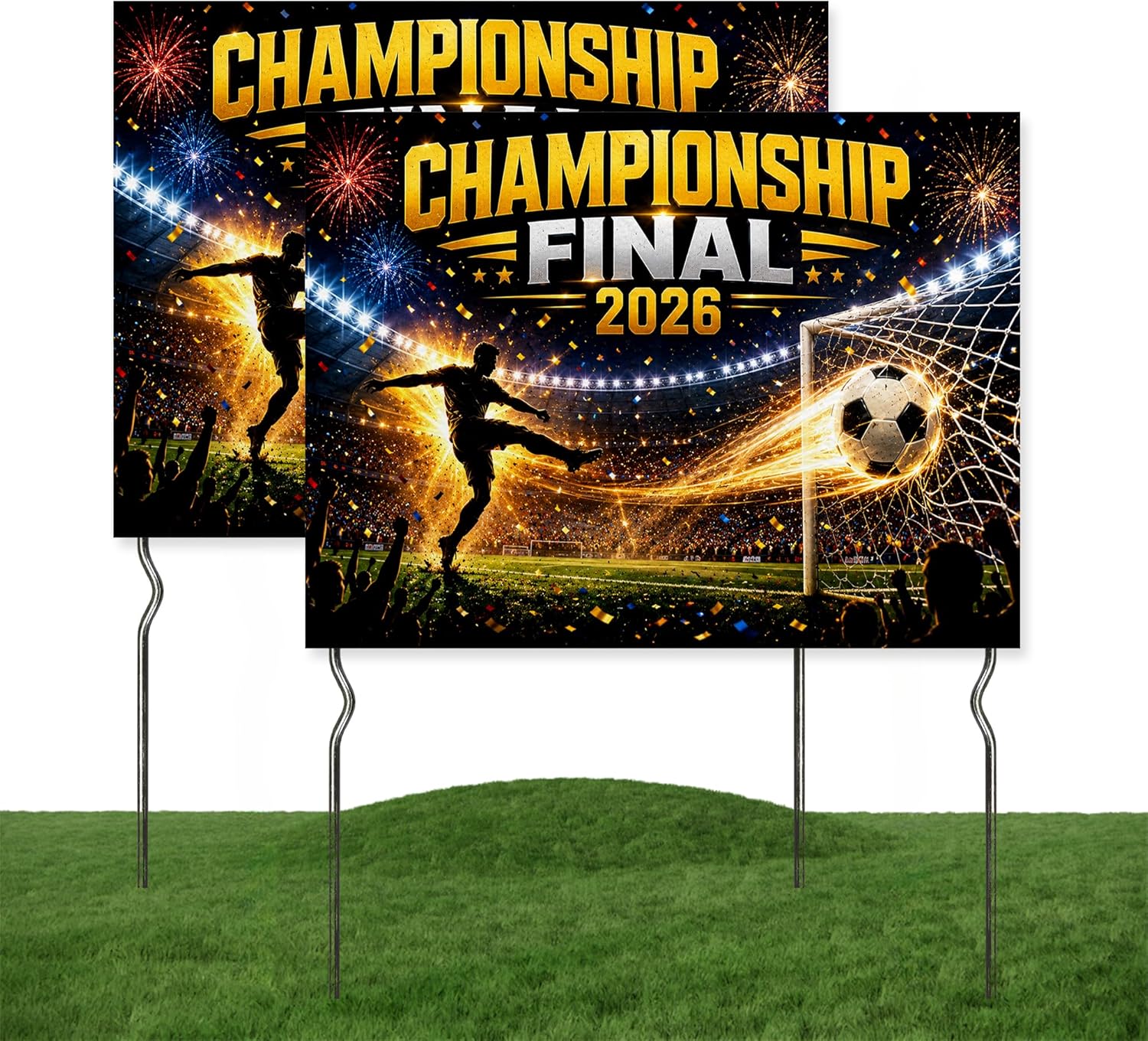 Soccer Feather Flag Banner