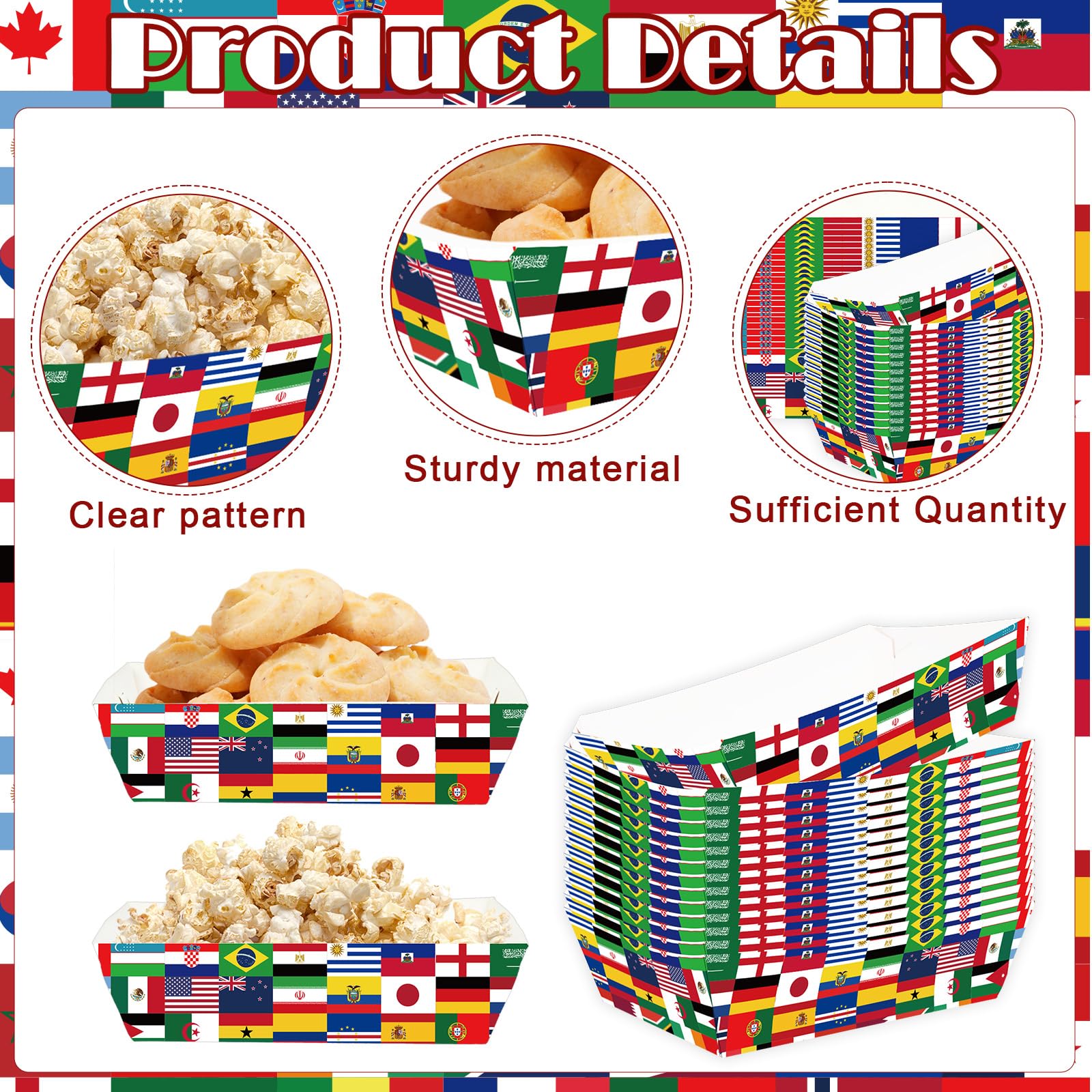 World Cup Soccer Party Food Trays