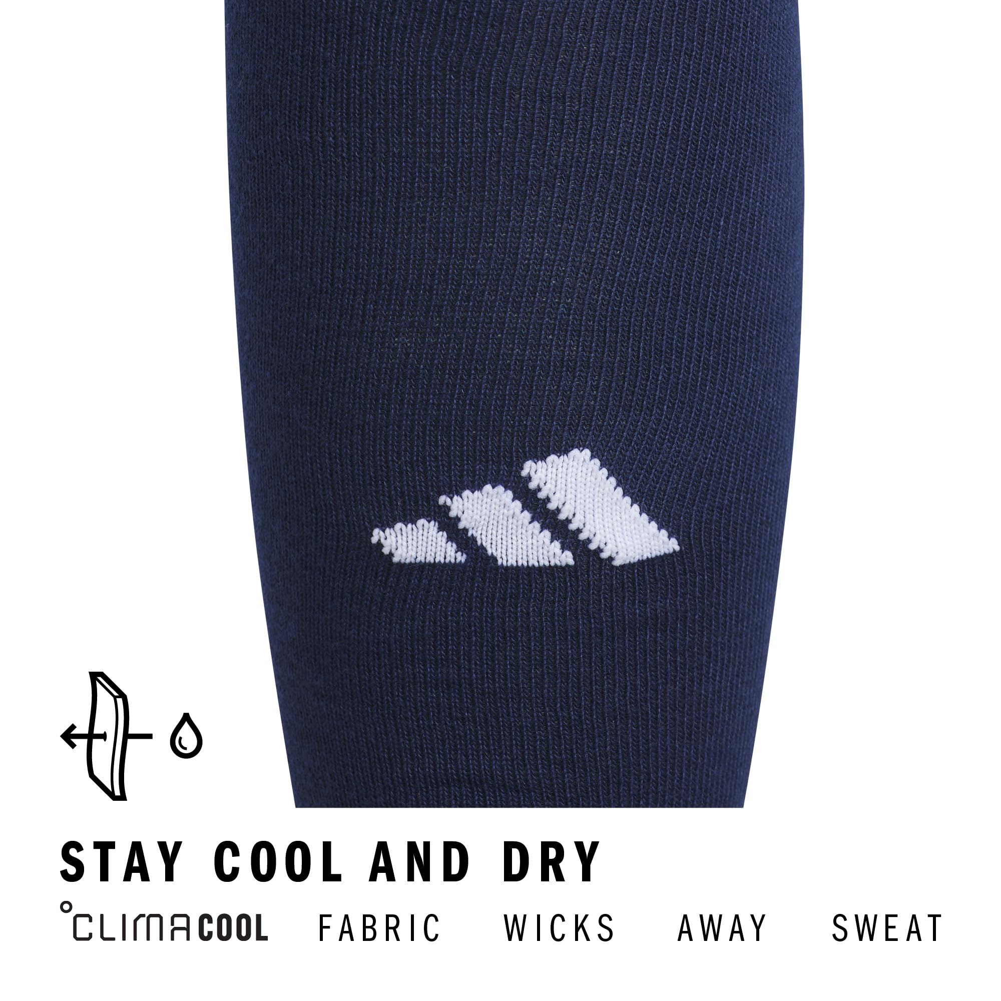 adidas Unisex Rivalry Soccer Socks (2 Pairs) Over-the-Calf