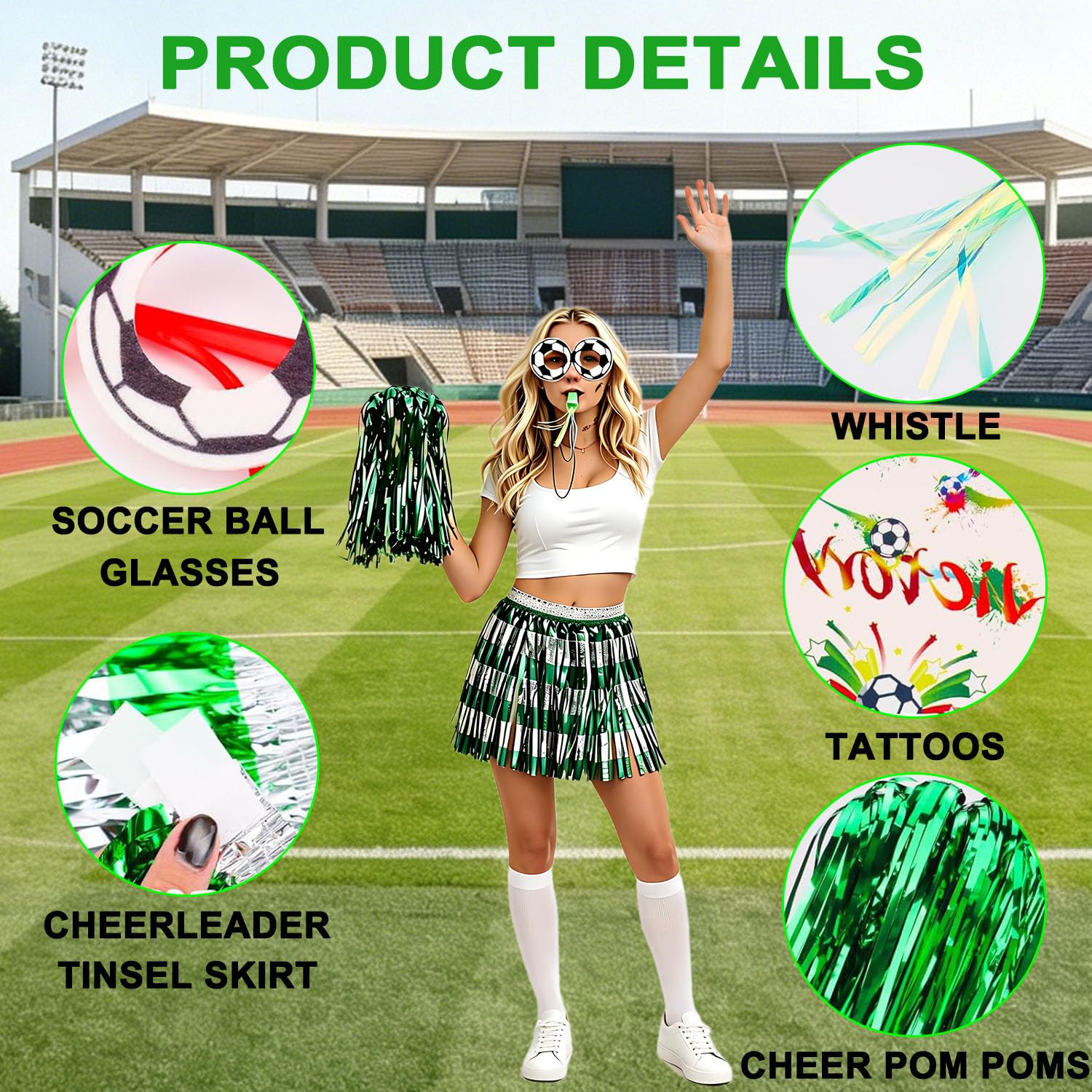 2026 Soccer Cheering Props Kit
