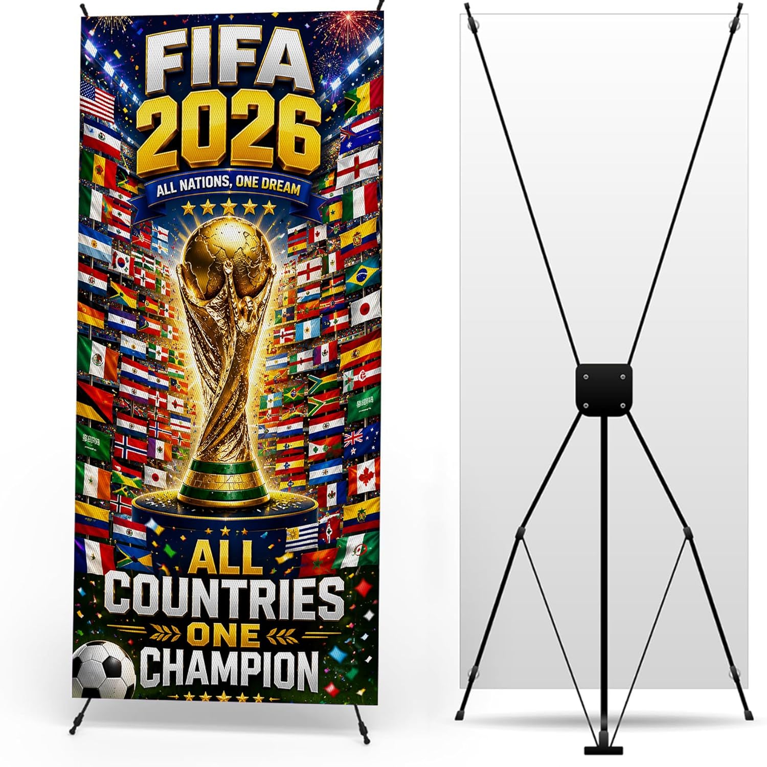 Soccer Feather Flag Banner
