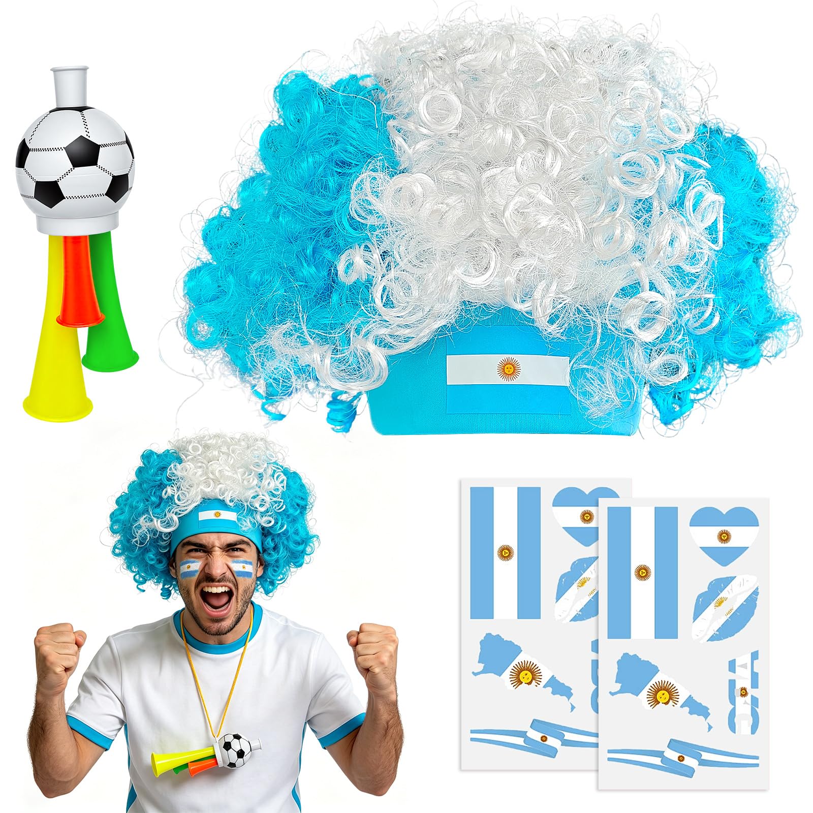 Soccer Fan Gear Set