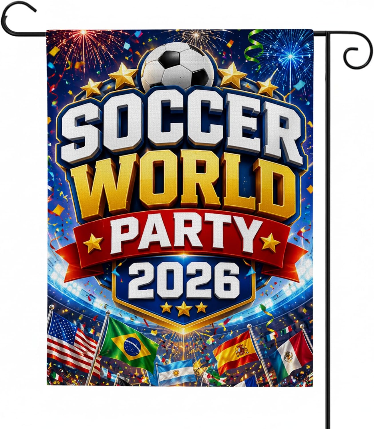 Soccer Feather Flag Banner