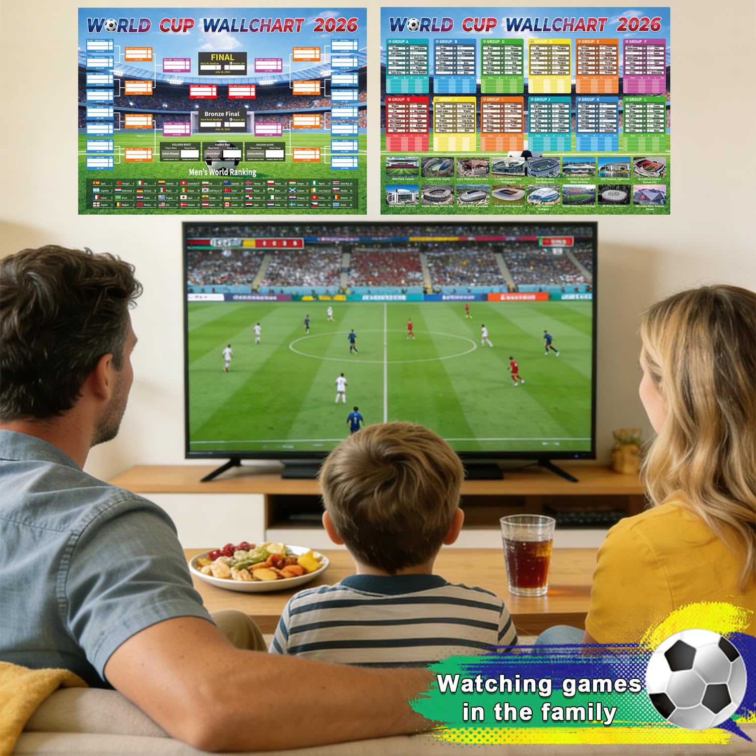World Cup 2026 Wall Chart Poster