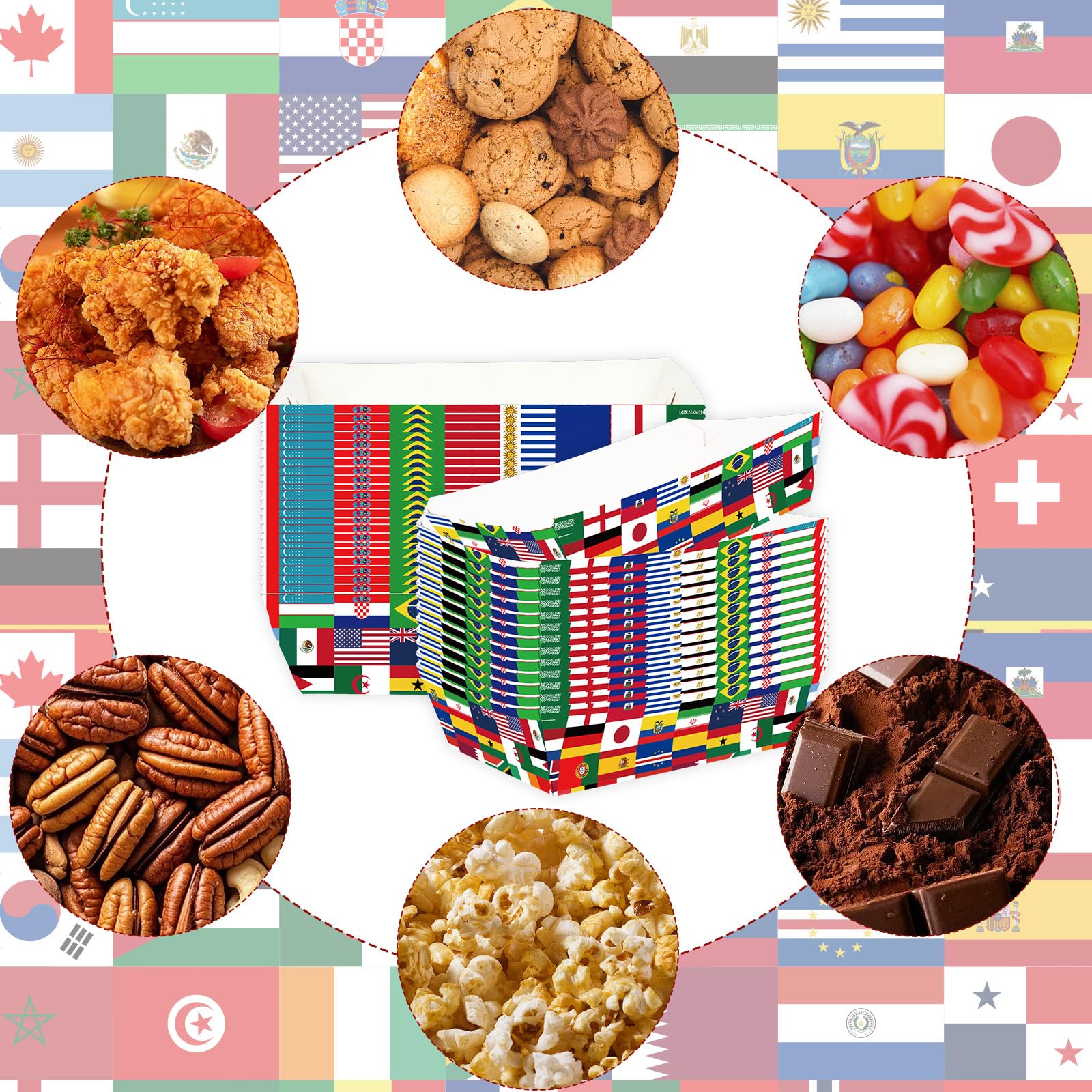 World Cup Soccer Party Food Trays