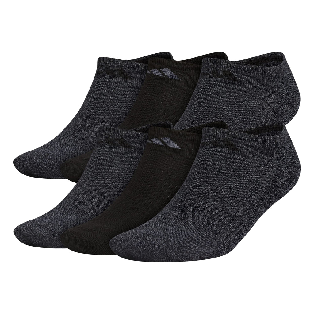 adidas Men's Athletic Cushioned No Show Socks (6 Pairs) Durable & Comfortable